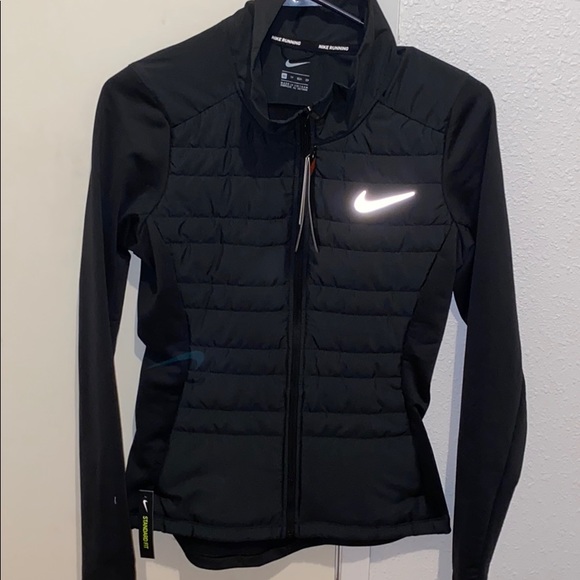 nike running zip up